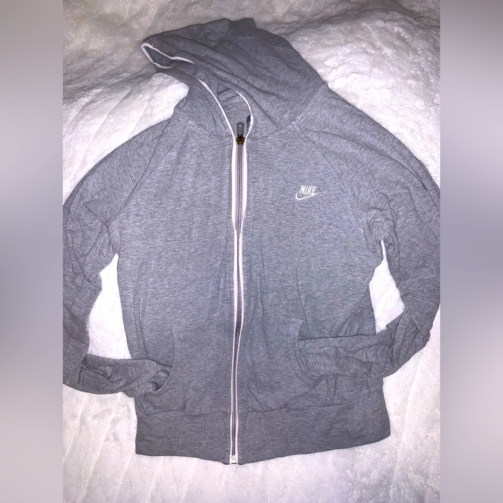 Hooded zip up